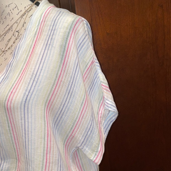 Rails Thea Isla Stripe Linen Blouse - Picture 7 of 13